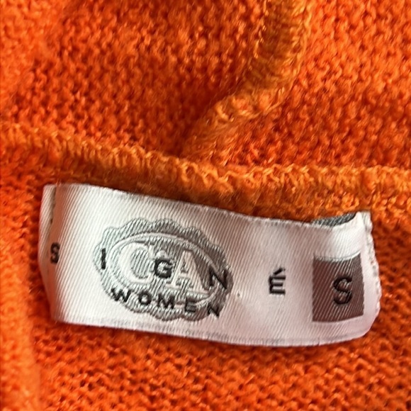 Signé Woman Orange Knit Sweater - Picture 7 of 8
